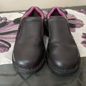 Wolverine safety shoes. Size 7W